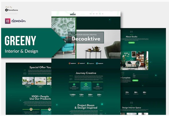 [Themeforest] Greeny - Interior Elementor Template_0.jpg